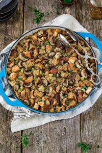 Vegan Sourdough Bread Stuffing