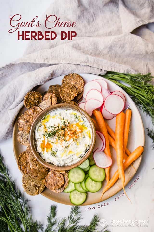 Easy Herbed Goat's Cheese Dip