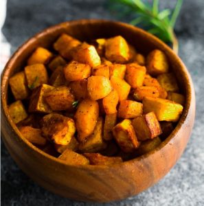 Maple Cinnamon Roasted Butternut Squash
