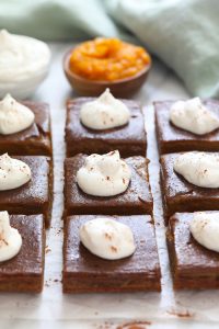 Healthy Pumpkin Pie Bars