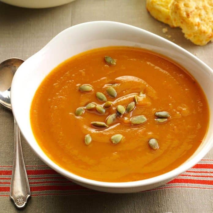 Thanksgiving Spiced Sweet Potato Soup