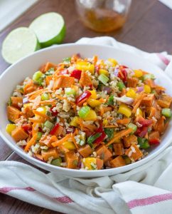 Thanksgiving Wild Rice and Sweet Potato Salad