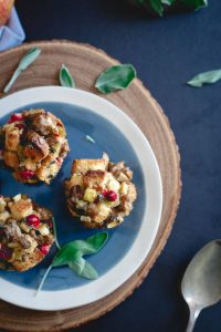 Sausage Cranberry Apple Stuffing Muffins